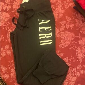 AERO Black Jogger Pants